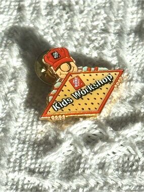 Home Depot - Vintage Kids Workshop Lapel Pin Button